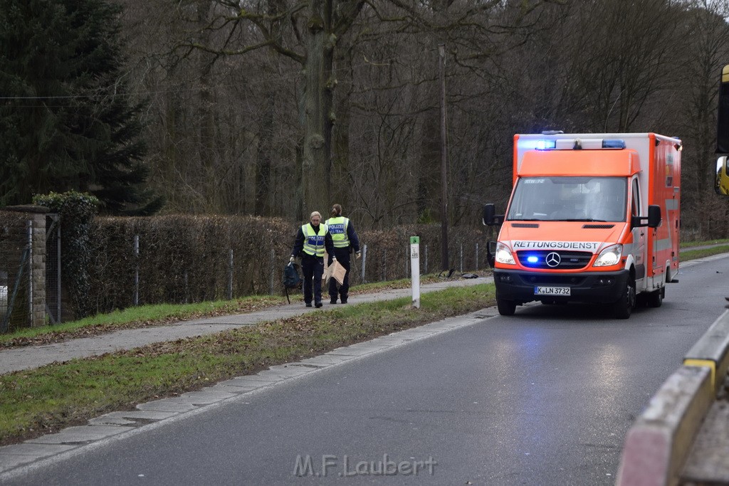 Schwerer VU Krad Pkw Koeln Porz Eil Grengeler Mauspfad P150.JPG - Miklos Laubert